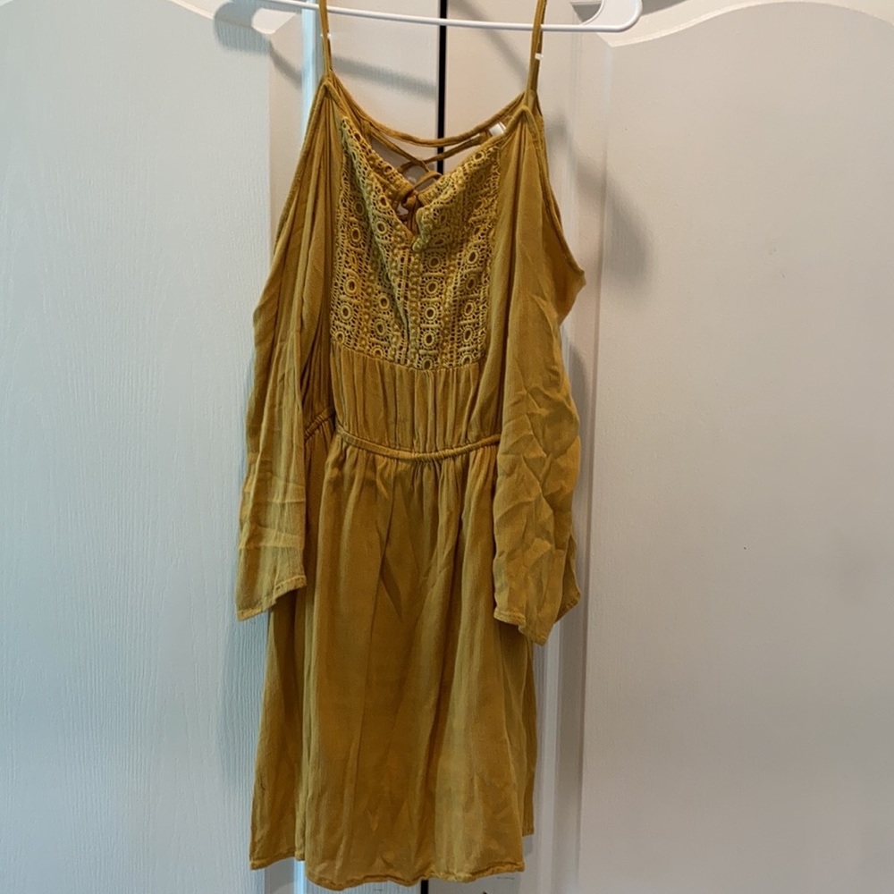Mustard dress